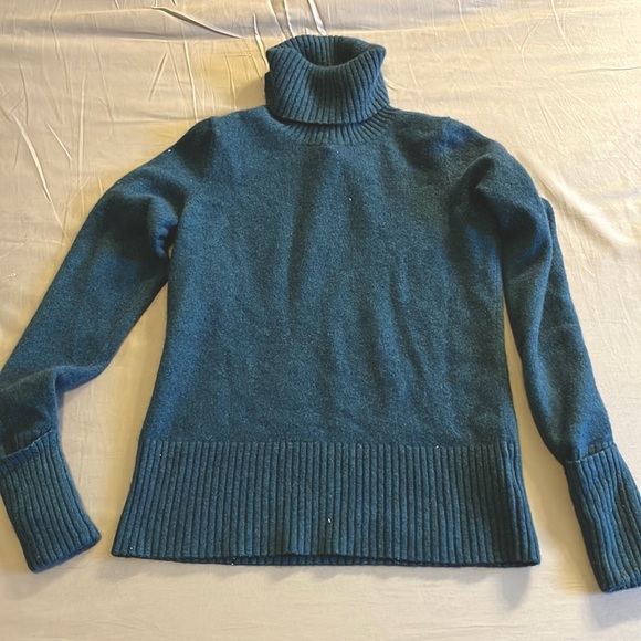 Cynthia Rowley 100% Cashmere Turtleneck - Blue - S - Picture 1 of 2